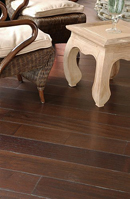 Laying wooden flooring on underfloor heating